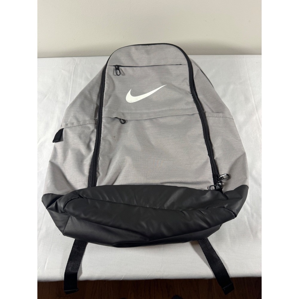 Nike Academy Team Backpack Grey Black Soccer Training Bag BA5501-060